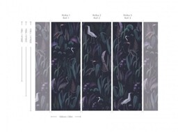 Wallcolors Tapeta Calm Heron Purple