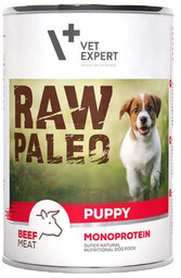 VETEXPERT Raw Paleo Puppy Beef 400g