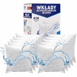Wkłady do pochłaniacza wilgoci K&M OSUSZACZ 10x