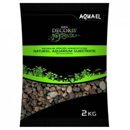AQUAEL Żwir Naturalny Wielobarwny 1,4-2 mm 2kg