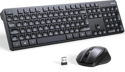 Zestaw Ugreen MK006 bezprzewodowa klawiatura + mysz 2,4