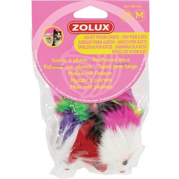 Zolux 3 myszki z piórami