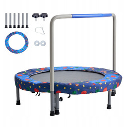 Trampolina dziecięca 95,5 cm składana z uchwytem