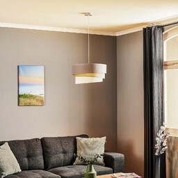 Lampa wisząca Trio Duolla, możliwość ściemniania, multikolor, salon
