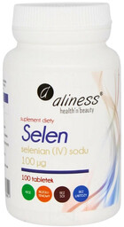 ALINESS Selen Selenian (IV) Sodu 100ug 100tabs