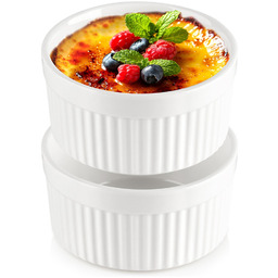 Miseczki do zapiekania porcelanowe białe 260 ml 4