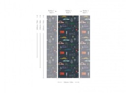 Wallcolors Tapeta Cars Navy Blue