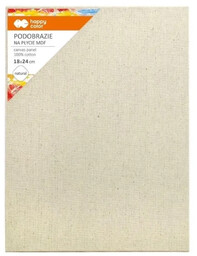 Podobrazie bawełniane 18x24cm natural HAPPY COLOR - GDD