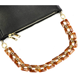 Gregorio damski pasek do torebki ozdobny tworzywo ABS