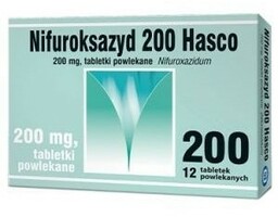 Nifuroksazyd 200mg Hasco x12 tabletek