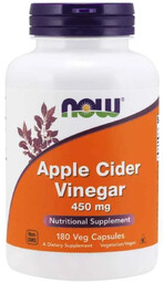 Now Foods Apple Cider Vinegar Ocet Jabłkowy 450mg-