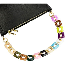 Gregorio damski pasek do torebki ozdobny tworzywo ABS