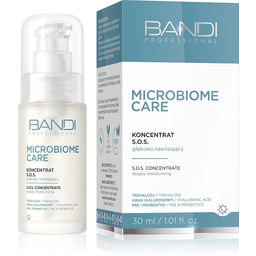 Bandi Microbiome Care, koncentrat S.O.S. głęboko nawilżający pod