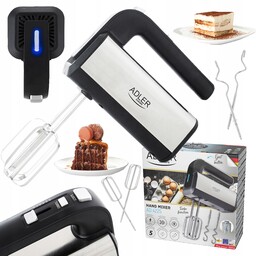 Mikser Ręczny Robot Kuchenny Mieszadła Turbo 800W