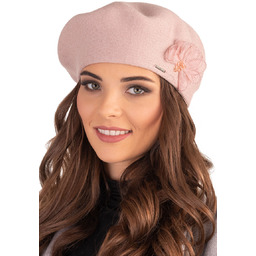 Vivisence 7036 Różowy Uni Nakrycie Głowy Beret
