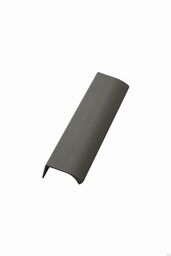 Uchwyt meblowy krawędziowy Edge Straight 40 Aluminiowy Ciemnoszary