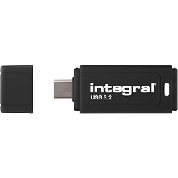 Integral USB-C czarna pamięć flash 128 GB USB