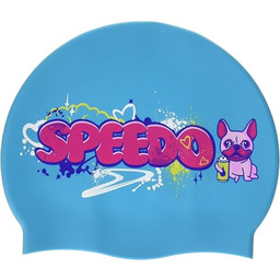 Speedo silikonowa czapka z nadrukiem