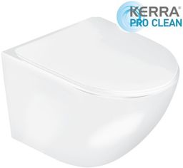 Miska WC Rimless bezkołnierzowa +deska soft -close Slim