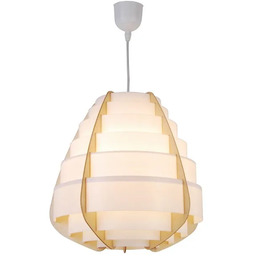 Lumes Drewniana lampa wisząca kokon - V040 K5-Z61