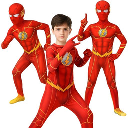 Strój Przebranie Flash Superbohater 116/122 6-7L,Hopki