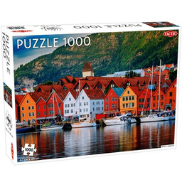 TACTIC Puzzle Lovers Bergen Harbour 56645 (1000 elementów)