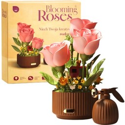 Klocki plastikowe QBI Blooming Roses SA346692 Różowy