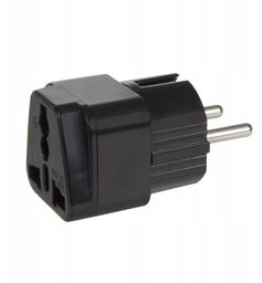 Adapter wtyczka gniazdo UK na EU Maclean