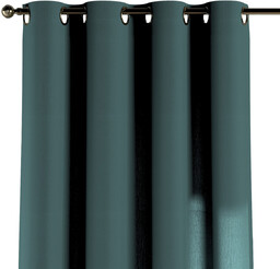 Zasłona na kółkach 1 szt., zgaszona szmaragdowa zieleń,