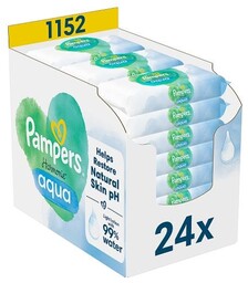 Pampers Harmonie Aqua Chusteczki nawilżane, 24x48szt.
