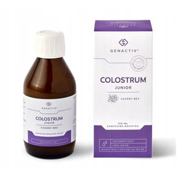 Genactiv Colostrum Junior Czarny Bez, 150 ml
