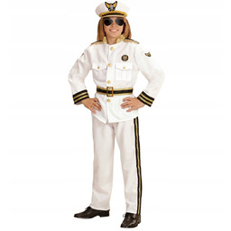 Strój Marynarza Kapitana Statku Przebranie Żeglarza Kapitan Marynarz