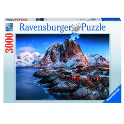 Puzzle 3000 Hamnoy, Lofoty, Ravensburger