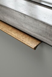 Uchwyt meblowy krawędziowy Edge Straight 100 Aluminiowy Złoty