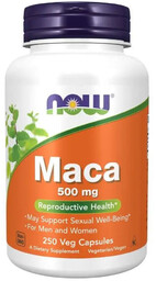 Now Foods Maca 500 Mg - 250 Kapsułek
