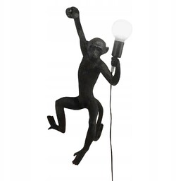 Stylowa lampa ścienna małpka (prawa ręka)