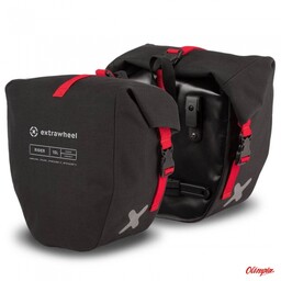 EXTRAWHEEL Sakwy uniwersalne RIDER PREMIUM CORDURA 30L black
