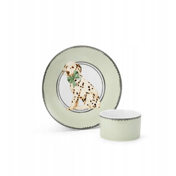 Elodie Details Zestaw obiadowy porcelanowy Darling Dalmatians