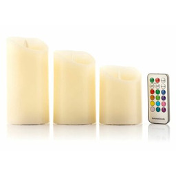 INNOVAGOODS Świece dekoracyjne Led V0103781 Beżowy Zyskaj