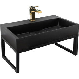 Rea UMYWALKA KONGLOMERATOWA NABLATOWA GOYA BLACK MAT 70CM