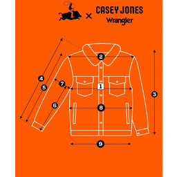 Wrangler CASEY JONES SHERPA JKT ocieplana kurtka katana