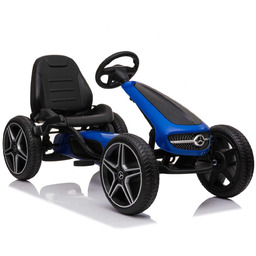 Gokart dla dzieci Mercedes-Benz XMX610 miękkie siedzenie niebieski