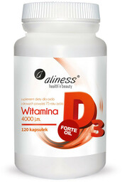 ALINESS Witamina D3 Forte Oil 4000 j.m. 120caps