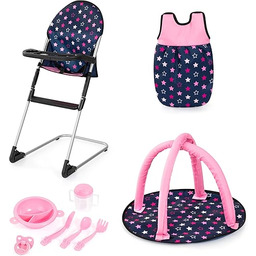 Bayer Design 63216AC Krzesełko do karmienia dla lalek,