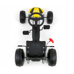 Milly Mally Gokart na pedały Viper Yellow