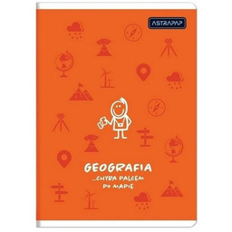 Zeszyt szkolny A5 60 kartek kratka Geografia Astra
