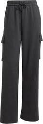 adidas Kobiety ESSENTIALS LINEAR FLEECE CARGO PANTS, black/white,