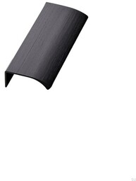 Uchwyt meblowy krawędziowy Edge Straight 100 Aluminiowy Czarny