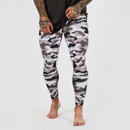 GymBeam Męskie legginsy Camo Grey