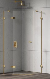New Trendy Eventa Gold Shine kabina prysznicowa pięciokątna